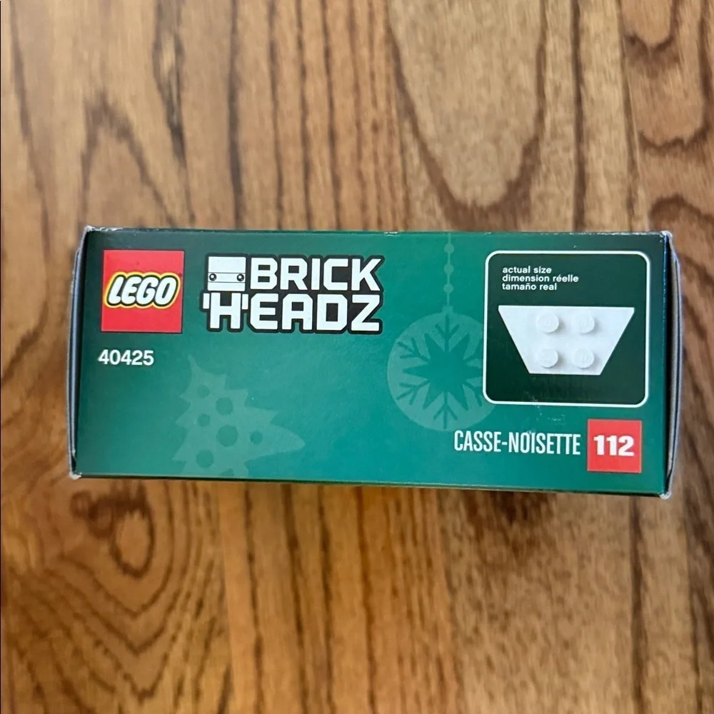 Lego brick Headz Nutcracker set 40425 new in sealed box 180 pieces retired rare